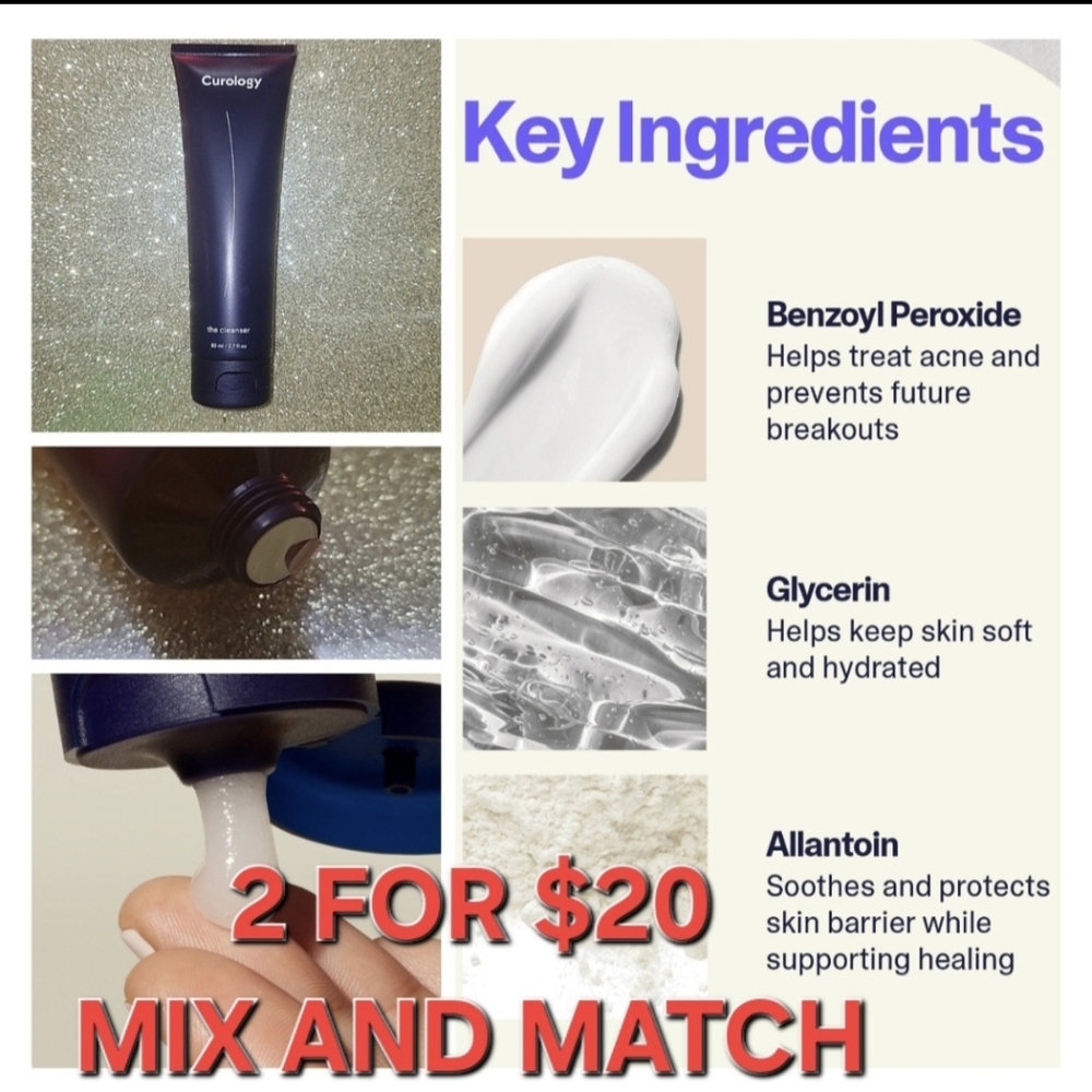 2 FOR $20. Curology The Cleanser